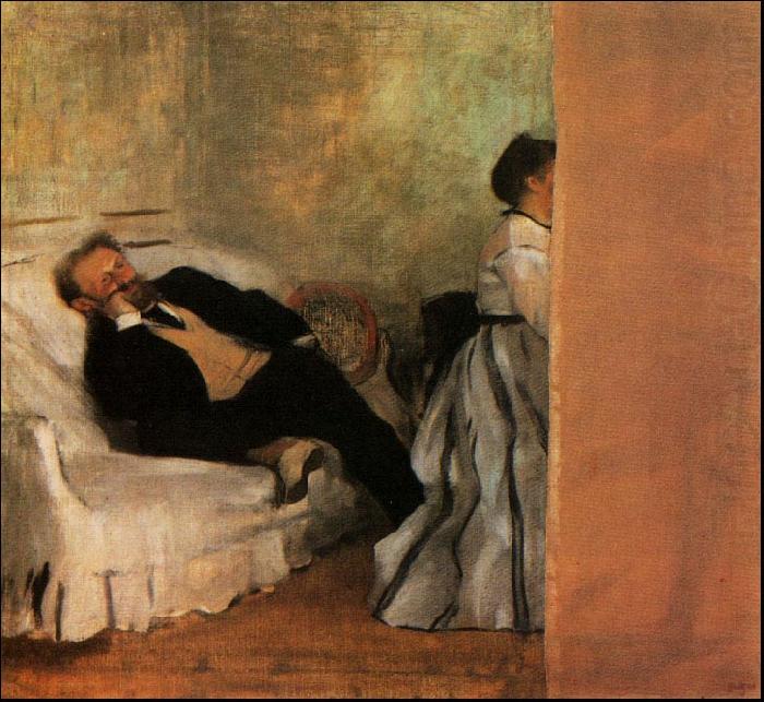 Mr Mrs Edouard Manet, Edgar Degas